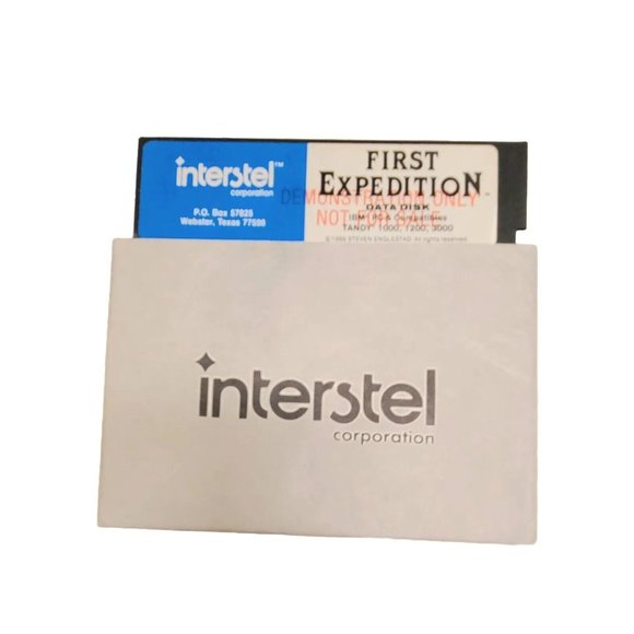 First Expedition by Interstel Corp IBM PC Computer Game With Inserts Floppy Disc - Picture 8 of 12